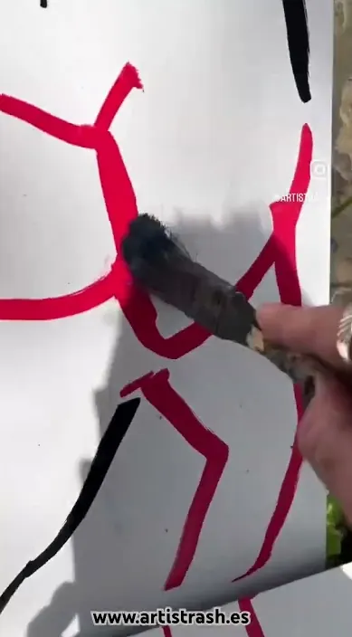 Adiós BCN – street art: scene from the Art Is Trash video by Francisco de Pájaro
