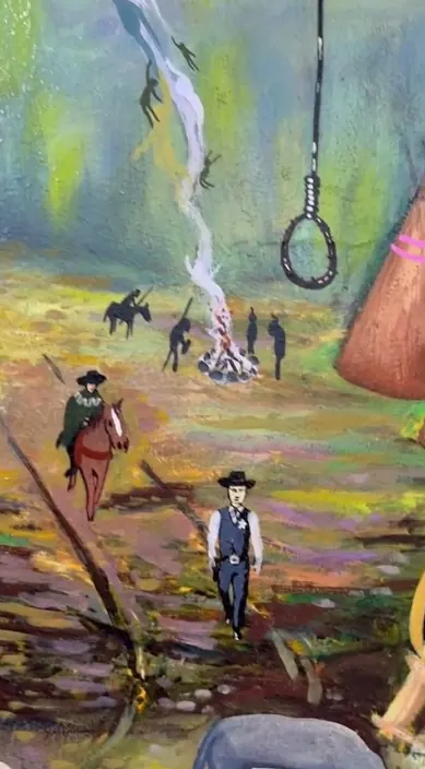 Aguascalientes. www. es – street art: scene from the Art Is Trash video by Francisco de Pájaro