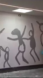 – street art in Barcelona: scene from the Art Is Trash video by Francisco de Pájaro