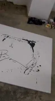  – street art in Barcelona: scene from the Art Is Trash video by Francisco de Pájaro