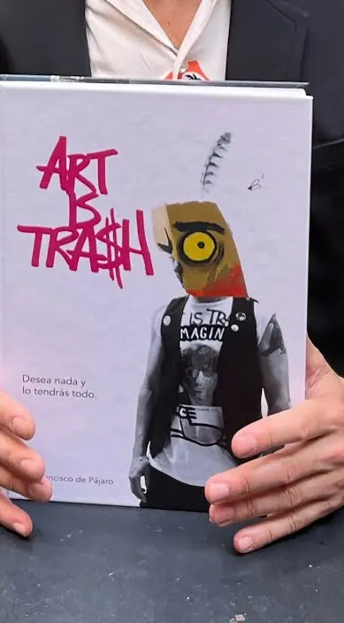Entrevista casera: DESEA NADA Y LO TENDRÁS TODO - Nuevo libro autobiográfico – street art in Barcelona: scene from the Art Is Trash video by Francisco de Pájaro