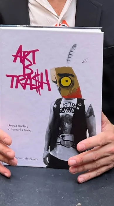 Entrevista casera: DESEA NADA Y LO TENDRÁS TODO - Nuevo libro autobiográfico – street art in Barcelona: scene from the Art Is Trash video by Francisco de Pájaro