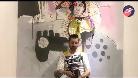 Entrevista en Seúl KOREA – street art in Barcelona: scene from the Art Is Trash video by Francisco de Pájaro