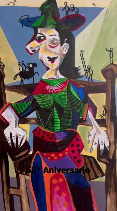 Homenaje es – street art: scene from the Art Is Trash video by Francisco de Pájaro