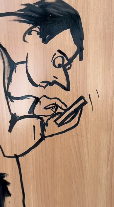 La vida fácil – street art in Barcelona: scene from the Art Is Trash video by Francisco de Pájaro