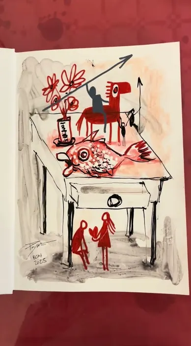 Libro autobiográfico – street art in Barcelona: scene from the Art Is Trash video by Francisco de Pájaro