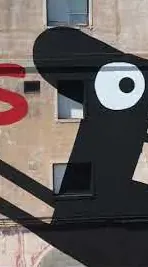 Mural - Caballo Negro en Mahón – street art in Barcelona: scene from the Art Is Trash video by Francisco de Pájaro