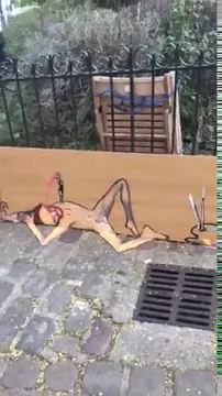París, 2017 – street art in Barcelona: scene from the Art Is Trash video by Francisco de Pájaro