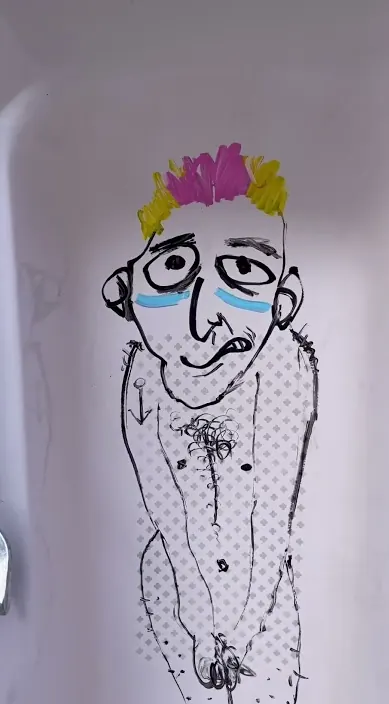 Sobrevivir es – street art in Barcelona: scene from the Art Is Trash video by Francisco de Pájaro