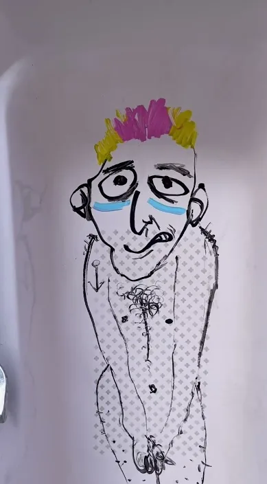 Sobrevivir es – street art in Barcelona: scene from the Art Is Trash video by Francisco de Pájaro