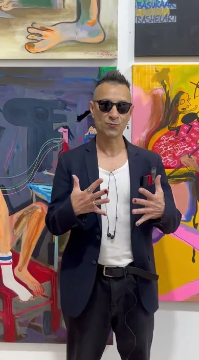 Trash – street art in Barcelona: scene from the Art Is Trash video by Francisco de Pájaro
